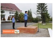 Drs. Tonny Sihombing Inspektur Upacara Peringati HUT Korpri Ke-51 di Humbahas