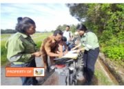 PT.TPL serah terimakan bangunan TPT(Tembok penahan tanah) kepada masyarakat Desa tangga batu 1 kecamatan parmaksian.