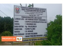 Pembangunan TPT & BOX CULVERT Desa Nagasaribu V Diapresiasi Warga