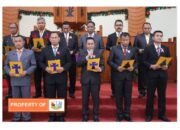 Keluarga Besar Polres Humbahas Rayakan Natal Bersama Di Gereja HKBP Pargodungan