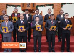 Keluarga Besar Polres Humbahas Rayakan Natal Bersama Di Gereja HKBP Pargodungan