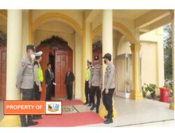 Pengamanan Ibadah minggu di Berbagai Gereja Oleh Polres Humbahas