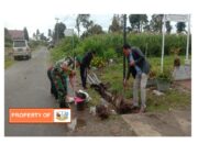 Pemdes Lumban Barat Kecamatan Paranginan “Jumat Bersih” Bersama Babinsa Paranginan