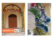 Batang Pisang Sebagai Hiasan Natal Berbuah di Gereja HKBP Bahalimbalo Paranginan