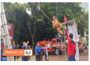 Skill Competition Petugas Lakukan Survival Bagi Korban Jelang Hut Damkar