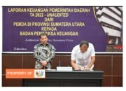 Bupati Humbahas Serahkan Laporan Keuangan Tahun 2022 ke BPK-RI