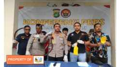 Kapolres Metro Bekasi Pimpin Pres Release, Ungkap Kasus Perampasan dan Pencurian