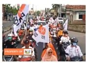 Sambut Ramadhan 1444 Hijriah, PKS Cikarang Barat Pawai Tarhib Bagikan Jadwal Imsakiyah