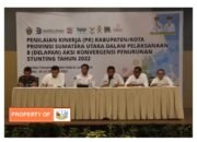 Wakil Bupati  Humbahas Hadiri Penilaian Kerja Pelaksanaan Aksi Konvergensi Penurunan Stunting di Medan