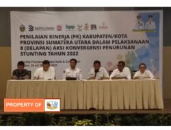Wakil Bupati  Humbahas Hadiri Penilaian Kerja Pelaksanaan Aksi Konvergensi Penurunan Stunting di Medan