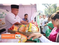 Operasi Pasar Ramadhan di Halaman Kantor Kecamatan Bekasi Utara dihadiri Pemkot Bekasi