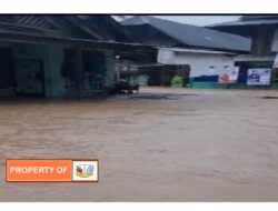 Rumah Warga Desa Pelajaran terendam Banjir Setinggi Satu Meter Akibat Luapan Air Sungai Lematang