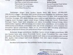 Wow..Ternyata BPK RI Tidak Pernah Gunakan Verifikasi Media Dewan Pers