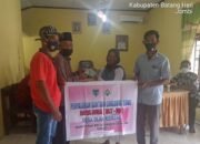 Hadapi Pandemi, Kades Olak Kemang Kembali Salurkan BLT-DD Tahap 8