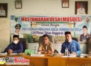 Musdes RKPDes Tahun 2022 Didesa Sungai Lingkar Utamakan Kepentingan Masyarakat