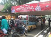 Mudahkan masyarakat, inilah Vaksinasi Drive Thru Presisi ala Polres Purwakarta