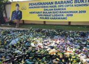Ribuan botol minuman keras dimusnahkan Polres Karawang