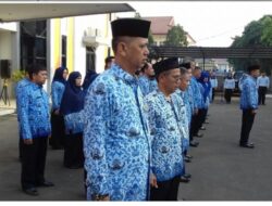 Upacara Bendera Kebangsaan Di Dinas Perdagangan Dan Perindustrian Kab Bogor 18 April 2019