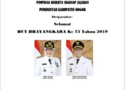 Pimpinan Beserta Segenap Jajaran Pemerintah Kabupaten Bogor Mengucapkan Selamat HUT Bhayangkara Ke 74 Tahun 2019