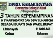 IKLAN UCAPAN HARI JADI YANG KE 3 TAHUN BUPATI DAN WAKIL BUPATI MURATARA