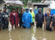Monitoring Kepala Desa Jejalenjaya Ke Lokasi Banjir