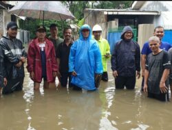 Monitoring Kepala Desa Jejalenjaya Ke Lokasi Banjir