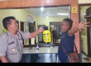 Antisipasi Virus C-19, Polsek Siborong-Borong Siapkan Sterilisasi