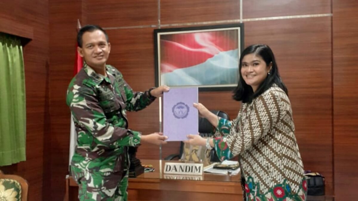 Kornas TRC PPA Berkunjung Ke Makodim 0801/Pacitan Perkenalkan 5 Gerakan Menuju “New Normal”