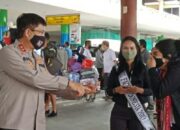 Tiba di Sam Ratulangi Air Port, Kornas TRC PPA di Sambut Hangat Kapolda Sulawesi Utara