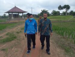 Waka II DPRD Kabupaten Batanghari Bersama Kadis Porapar Tinjau Potensi Agro Wisata di Muara Bulian