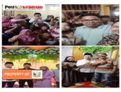 Warga Desa Mandi Angin Sambut Yulius Maulana Dan Ade Kurniawan Caleg PDIP Dapil 7 Provinsi Sumsel