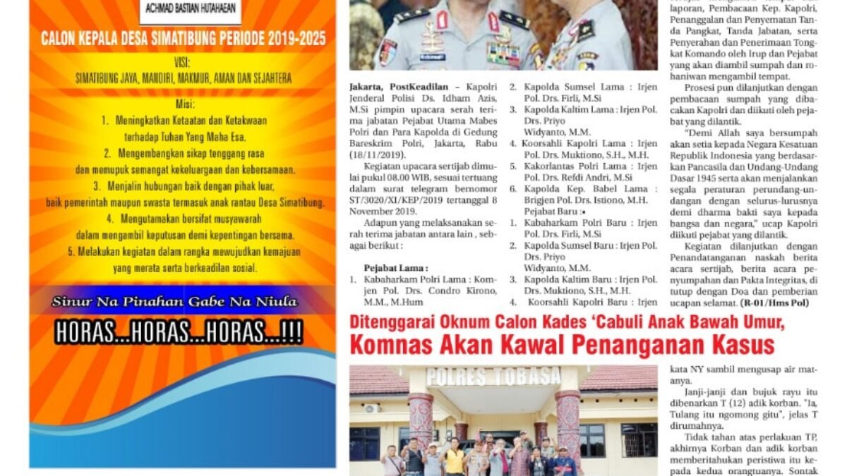 Edisi  44  Tahun ke 5 Tanggal 14 November s/d Desember 2019*