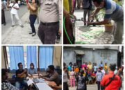 Polres Nias Selatan melaksanakan dan menerapkan protokol kesehatan pada masyarakat yang melakukan audiensi di polres Nias Selatan