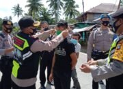 Kapolres Nisel Pimpin Operasi Yustisi Penerapan Protokol Kesehatan Covid 19.