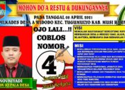 Novriyadi Calon Kedes Desa Widodo Termudah di Kecamatan Tugumulyo.
