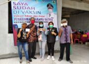 Lurah Dan Masyarakat Lakukan Vaksinasi Tahap 2 Di Desa Jejalen Jaya