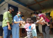 PT Toba Pulp Lestari Tbk Kembali Laksanakan Pemberian Makanan Tambahan Kepada Balita di 11 Desa Kecamatan Parmaksian