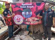 Bidang Kaderisasi MPC PP Kabupaten Bekasi Perbaiki Rumah Warga Pebayuran