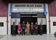 Dalam Rangka Hari Bhayangkara ke-75 Polres Humbahas Resmikan Gedung Olahraga Wicaksana Laghawa yang dihadiri Forkompimda Humbahas
