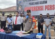 Kapolres Nias Selatan Gelar Konferensi Pers Perdana.