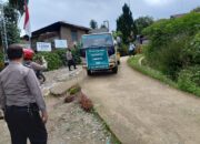 PT. TPL kembali lakukan penyemprotan disinfektan , kali ini di desa Parik kecamatan Uluan Toba.
