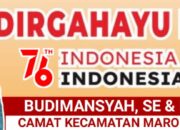 Camat Kecamatan Maro Sebo Ulu beserta Istri Mengucapkan Dirgahayu RI yang Ke 76