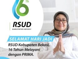 Selamat Hari Jadi RSUD Kabupaten Bekasi yang Ke 16