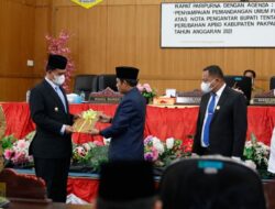 Wakil Bupati Hadiri Sidang Paripurna DPRD Pakpak Bharat