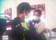 Tanpa Henti, Polres Batanghari Giat Lakukan Vaksinasi di Kecamatan Maro Sebo Ulu