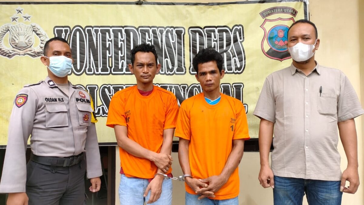 Polsek Sunggal Ciduk 2 Pria Pembobol Cafe di Ringroad