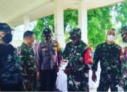 Kejar Target Vaksinasi Danramil 0406 Cikampek Gandeng Dinkes Kabupaten Karawang