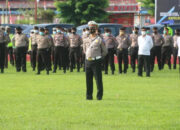 Polresta Deli Serdang Sumatera Utara Gelar Apel Pasukan Rajia Toba 2021