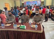 Polres Toba Gelar Vaksinasi Anak Dipantau Langsung Oleh Kapolri