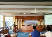 Evaluasi kepatuan pelaksanaan sosial BPJS dihadiri asisten II Setda Batanghari.